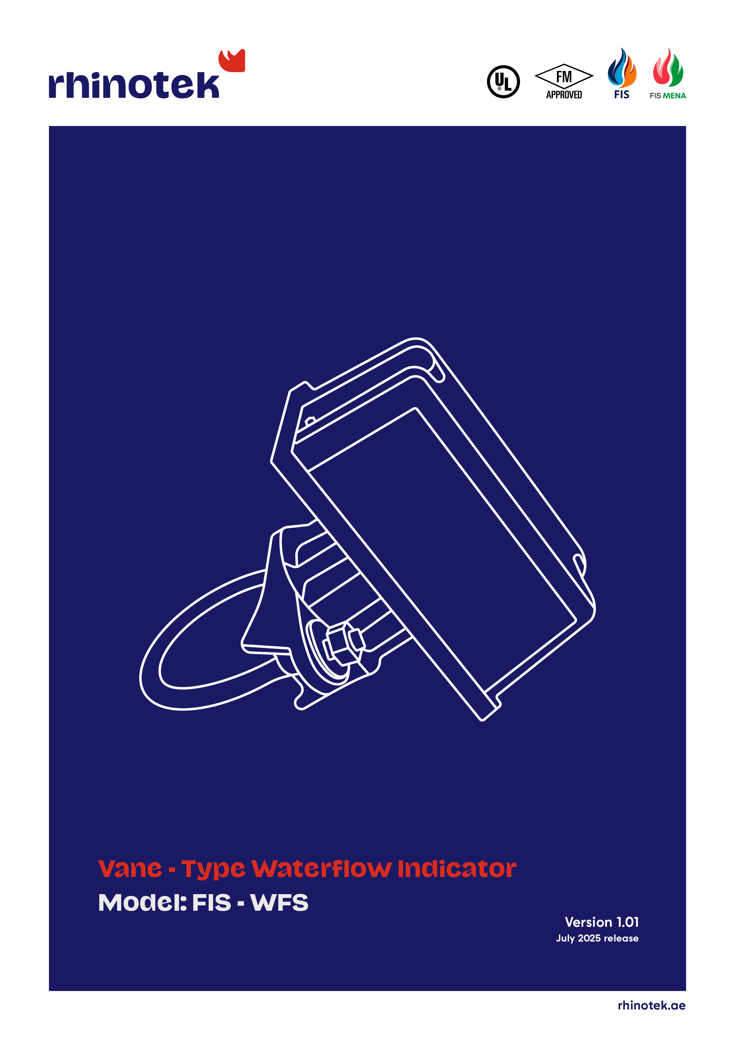 Vane - Type Waterflow Indicator